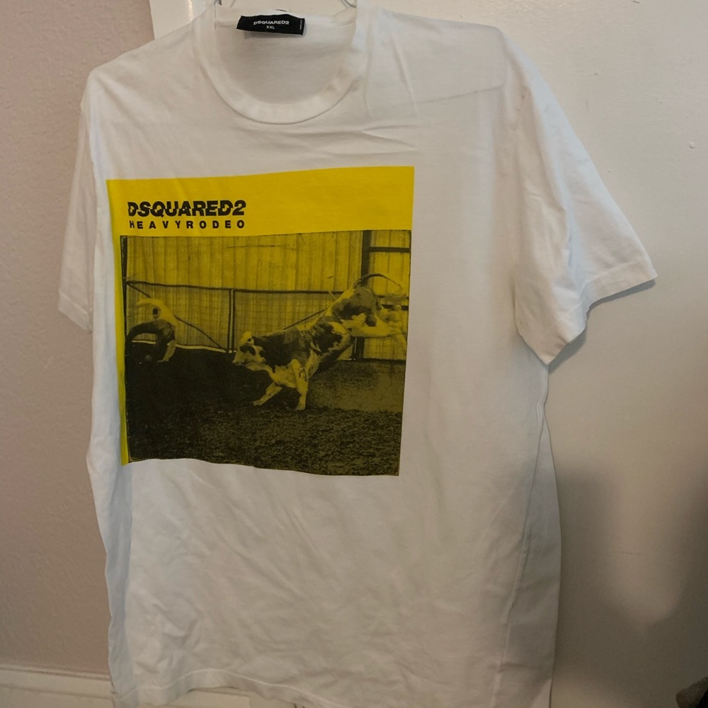 Men’s White Dsquared2 T-shirt